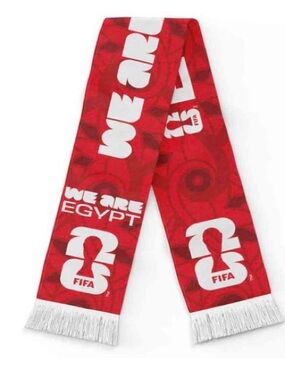 FIFA World Cup "We Are Egypt" Red Fan Scarf